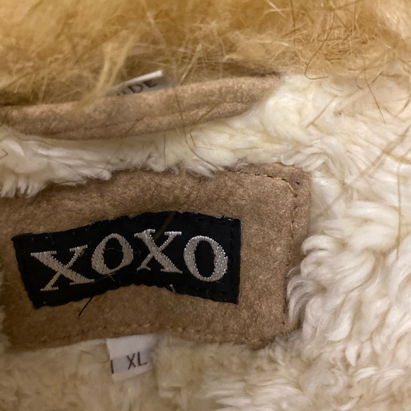 Xoxo genuine leather jacket and faux embroidered - Picture 8 of 10
